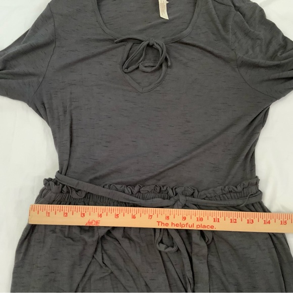 Matilda Jane Size Small Go West Maxi Dress 
Gray 3/4 Sleeve Knit New Without Tag - Picture 12 of 16